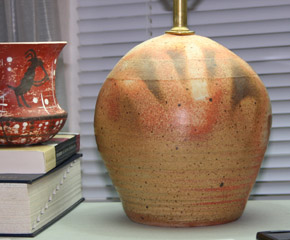 cone 10 stoneware lamp base