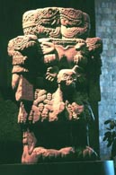 The colossal statue of Coatlicue is of the largest and most impressive statues in the National Museum of Anthropology in Mexico City.