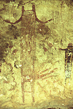 Panther Cave Pictograph, 215 x 144 pixels, 40 K.