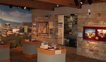 Anasazi Heritage Center features a theatre, a bookstore and gift shop, and the large museum.