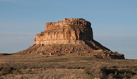 Fajada Butte archaeoastronomy site in Chaco Canyon, New Mexico.