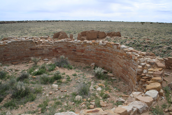 Chaco Canyon masonry kiva.