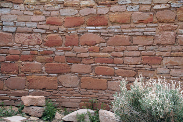 Tsin Kletso Pueblo kiva masonry detail