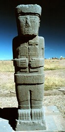 Tiwanaku megalithic statue