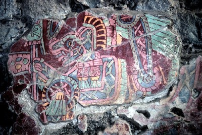teotihuacan "warrior" mural figure