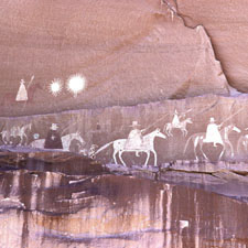 Navajo Pictograph of the Narbona Expedition