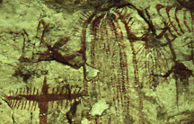 Panther Cave pictograph, 138 x 216 pixels, 40 K.
