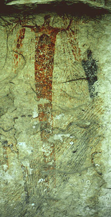 Panter Cave Pictograph, 440 x 226 pixels, 58 K.