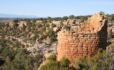 Tower Point Ruin, part of the Horseshoe Group, overlooks Horseshoe Canyon.