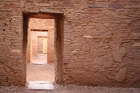 Pueblo Bonito doorways.