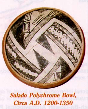 Salado Polychrome Bowl, 362 x 294 pixels, 47 K.